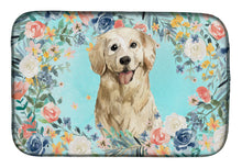Load image into Gallery viewer, Golden Retriever Dish Drying Mat – Absorbent, Artistic Kitchen Essentials CK3425DDM