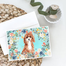 Load image into Gallery viewer, Cavapoo Greeting Cards -  Blank Note Cards – 8-Pack of Artist-Designed Cards with Envelopes