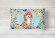 Load image into Gallery viewer, Cavapoo Canvas Fabric Decorative Pillow CK3428PW1216