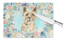 Load image into Gallery viewer, Cairn Terrier Glass Cutting Boards – Durable, Decorative Kitchen Art Large CK3430LCB