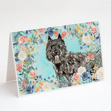 Load image into Gallery viewer, Bouvier des Flandres Greeting Cards -  Blank Note Cards – 8-Pack of Artist-Designed Cards with Envelopes
