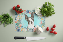 Load image into Gallery viewer, Boston Terrier Glass Cutting Boards – Durable, Decorative Kitchen Art Large CK3433LCB