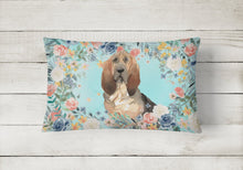 Load image into Gallery viewer, Bloodhound Canvas Fabric Decorative Pillow CK3434PW1216