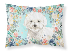 Load image into Gallery viewer, Bichon Frise  Standard Pillowcase – Artistic Decorative Front, White Back CK3435PILLOWCASE