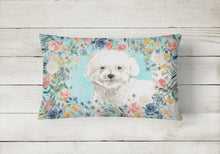 Load image into Gallery viewer, Bichon Frise Canvas Fabric Decorative Pillow CK3435PW1216