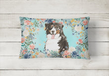 Load image into Gallery viewer, Bernese Mountain Dog Canvas Fabric Decorative Pillow CK3436PW1216
