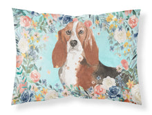 Load image into Gallery viewer, Basset Hound  Standard Pillowcase – Artistic Decorative Front, White Back CK3437PILLOWCASE