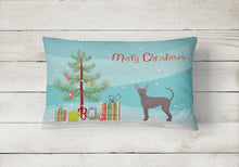 Load image into Gallery viewer, Abyssinian or African Hairless Dog Christmas Tree Canvas Fabric Decorative Pillow CK3438PW1216