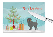 Load image into Gallery viewer, Affenpinscher Christmas Tree Glass Cutting Boards – Durable, Decorative Kitchen Art Large CK3440LCB