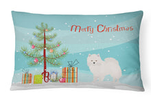 Load image into Gallery viewer, American Eskimo Christmas Tree Canvas Fabric Decorative Pillow CK3441PW1216