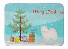 Load image into Gallery viewer, American Eskimo Christmas Tree Machine Washable Memory Foam Mat CK3441RUG
