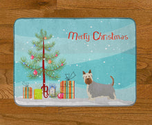 Load image into Gallery viewer, Australian Silky Terrier Christmas Tree Machine Washable Memory Foam Mat CK3443RUG