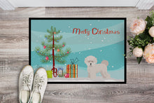 Load image into Gallery viewer, Bichon Frisé Christmas Tree Doormat - 18x27 Decorative Floor Mat – Indoor/Outdoor Rug with Artistic Flair CK3445MAT