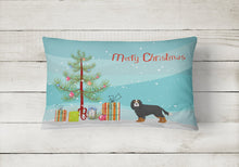 Load image into Gallery viewer, Cavalier King Charles Spaniel Tricolor Christmas Tree Canvas Fabric Decorative Pillow CK3446PW1216