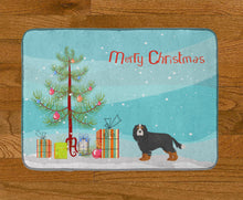 Load image into Gallery viewer, Cavalier King Charles Spaniel Tricolor Christmas Tree Machine Washable Memory Foam Mat CK3446RUG