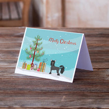 Load image into Gallery viewer, Chinese Crested Christmas Tree Greeting Cards -  Blank Note Cards – 8-Pack of Artist-Designed Cards with Envelopes