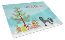 Load image into Gallery viewer, Chinese Crested Christmas Tree Glass Cutting Boards – Durable, Decorative Kitchen Art Large CK3447LCB