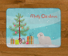 Load image into Gallery viewer, Coton de Tulear Christmas Tree Machine Washable Memory Foam Mat CK3448RUG