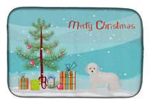 Load image into Gallery viewer, Cyprus Poodle Christmas Tree Dish Drying Mat – Absorbent, Artistic Kitchen Essentials CK3449DDM