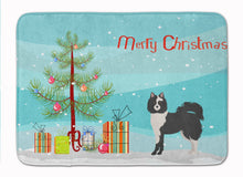 Load image into Gallery viewer, Black and White Elo dog Christmas Tree Machine Washable Memory Foam Mat CK3452RUG