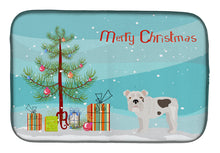 Load image into Gallery viewer, Bulldog, English Bulldog Christmas Tree Dish Drying Mat – Absorbent, Artistic Kitchen Essentials CK3453DDM
