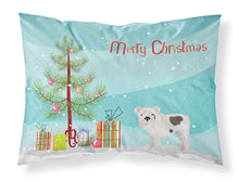 Load image into Gallery viewer, Bulldog, English Bulldog Christmas Tree  Standard Pillowcase – Artistic Decorative Front, White Back CK3453PILLOWCASE