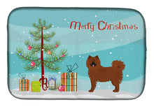 Load image into Gallery viewer, Eurasier or Eurasian dog Christmas Tree Dish Drying Mat – Absorbent, Artistic Kitchen Essentials CK3454DDM
