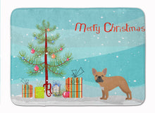 Load image into Gallery viewer, French Bulldog Christmas Tree Machine Washable Memory Foam Mat CK3455RUG