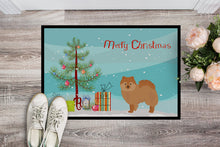 Load image into Gallery viewer, German Spitz Christmas Tree Doormat - 18x27 Decorative Floor Mat – Indoor/Outdoor Rug with Artistic Flair CK3456MAT