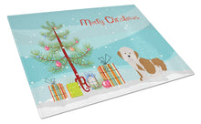 Load image into Gallery viewer, Havanese Christmas Tree Glass Cutting Boards – Durable, Decorative Kitchen Art Large CK3458LCB