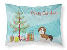 Load image into Gallery viewer, Imperial Shih Tzu Christmas Tree  Standard Pillowcase – Artistic Decorative Front, White Back CK3459PILLOWCASE