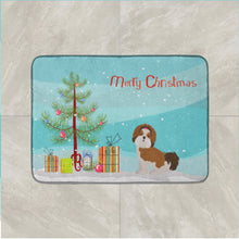 Load image into Gallery viewer, Imperial Shih Tzu Christmas Tree Machine Washable Memory Foam Mat CK3459RUG