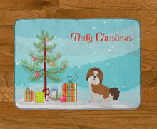 Load image into Gallery viewer, Imperial Shih Tzu Christmas Tree Machine Washable Memory Foam Mat CK3459RUG