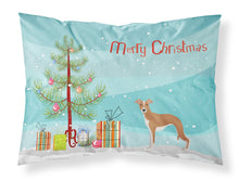 Load image into Gallery viewer, Italian Greyhound Christmas Tree  Standard Pillowcase – Artistic Decorative Front, White Back CK3460PILLOWCASE