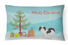 Load image into Gallery viewer, Japanese Chin Christmas Tree Canvas Fabric Decorative Pillow CK3462PW1216