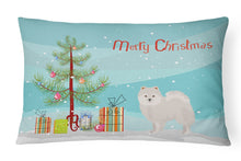 Load image into Gallery viewer, Japanese Spitz Christmas Tree Canvas Fabric Decorative Pillow CK3463PW1216