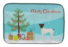 Load image into Gallery viewer, Japanese Terrier Christmas Tree Dish Drying Mat – Absorbent, Artistic Kitchen Essentials CK3464DDM