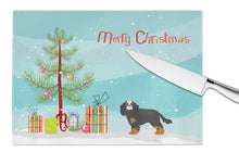 Load image into Gallery viewer, Cavalier King Charles Spaniel Christmas Tree Glass Cutting Boards – Durable, Decorative Kitchen Art Large CK3465LCB