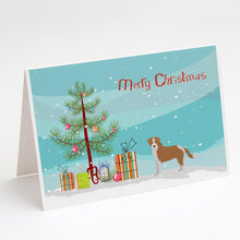 Load image into Gallery viewer, Kromfohrl?nder Christmas Tree Greeting Cards -  Blank Note Cards – 8-Pack of Artist-Designed Cards with Envelopes