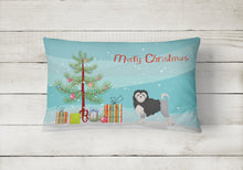 Load image into Gallery viewer, Löwchen or Little Lion Dog Christmas Tree Canvas Fabric Decorative Pillow CK3470PW1216