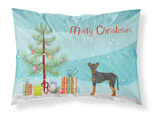 Load image into Gallery viewer, Manchester Terrier Christmas Tree  Standard Pillowcase – Artistic Decorative Front, White Back CK3472PILLOWCASE