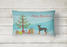 Load image into Gallery viewer, Manchester Terrier Christmas Tree Canvas Fabric Decorative Pillow CK3472PW1216
