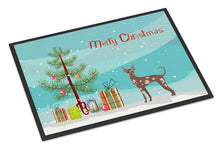Load image into Gallery viewer, Mexican Hairless Dog Christmas Tree Doormat - 24x36 Decorative Floor Mat – Indoor/Outdoor Rug with Artistic Flair CK3473JMAT