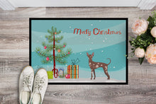 Load image into Gallery viewer, Mexican Hairless Dog Christmas Tree Doormat - 18x27 Decorative Floor Mat – Indoor/Outdoor Rug with Artistic Flair CK3473MAT