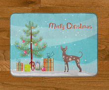 Load image into Gallery viewer, Mexican Hairless Dog Christmas Tree Machine Washable Memory Foam Mat CK3473RUG