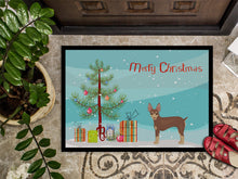 Load image into Gallery viewer, Miniature Fox Terrier Christmas Tree Doormat - 18x27 Decorative Floor Mat – Indoor/Outdoor Rug with Artistic Flair CK3474MAT