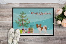 Load image into Gallery viewer, Papillon Christmas Tree Doormat - 18x27 Decorative Floor Mat – Indoor/Outdoor Rug with Artistic Flair CK3476MAT