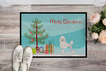 Load image into Gallery viewer, Miniature Poodle Christmas Tree Doormat - 18x27 Decorative Floor Mat – Indoor/Outdoor Rug with Artistic Flair CK3478MAT