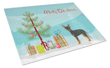Load image into Gallery viewer, Prague Ratter Christmas Tree Glass Cutting Boards – Durable, Decorative Kitchen Art Large CK3480LCB