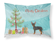 Load image into Gallery viewer, Prague Ratter Christmas Tree  Standard Pillowcase – Artistic Decorative Front, White Back CK3480PILLOWCASE
